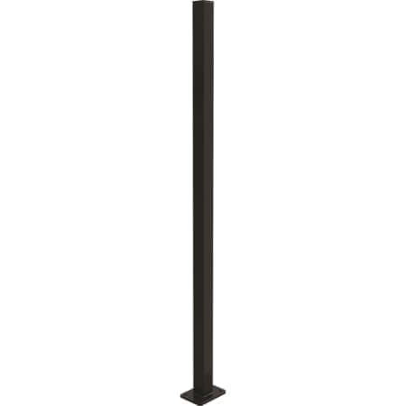 1300mm & 1600mm High Welded Base Plate Post - Black, Monument & White
