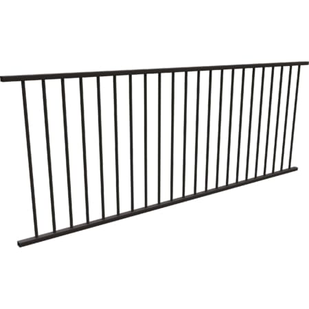 Flat Top Aluminium Garden Panel - 2400mm W 900mm H
